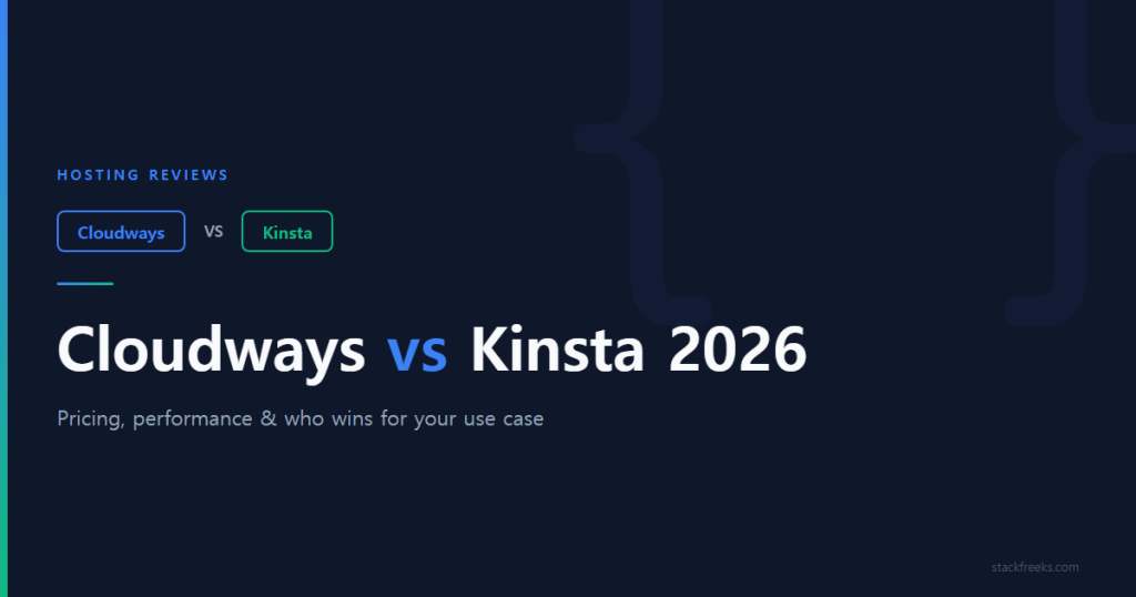 Cloudways vs Kinsta 2026: Which Managed Host Wins?