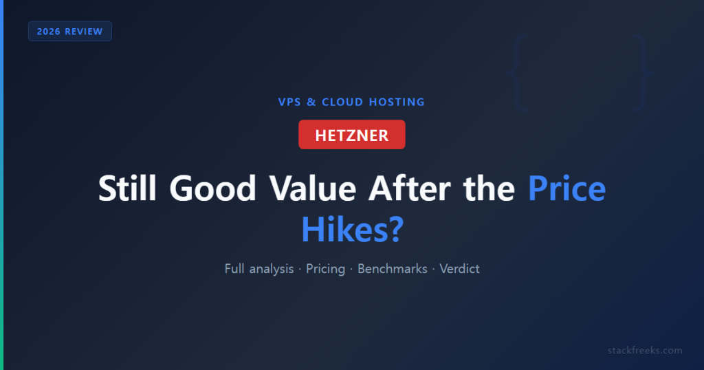 Hetzner Review 2026