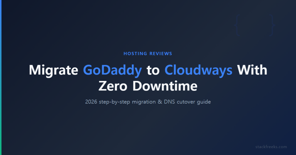 Migrate GoDaddy to Cloudways with Zero Downtime: 2026 Guide