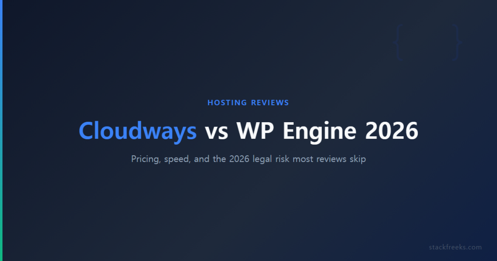 Cloudways vs WP Engine 2026: Which One Should You Pick?