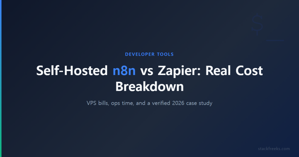 Self-Hosted n8n vs Zapier: Real Cost Breakdown for 2026