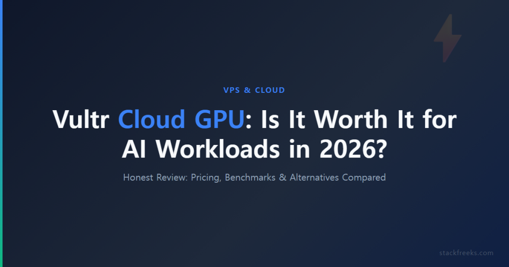 Vultr Cloud GPU: Is It Worth It for AI Workloads in 2026?