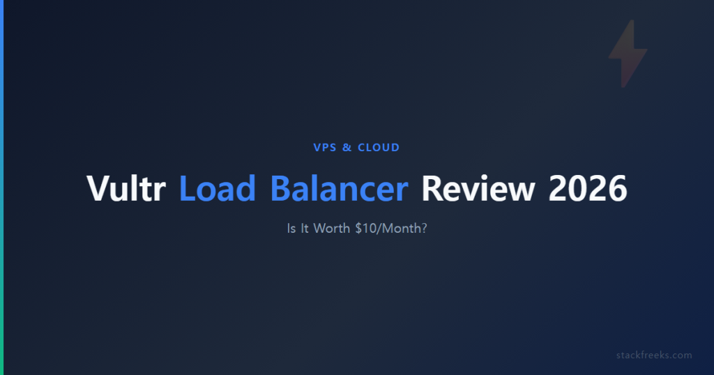 Vultr Load Balancer Review 2026: Is It Worth $10/Month?