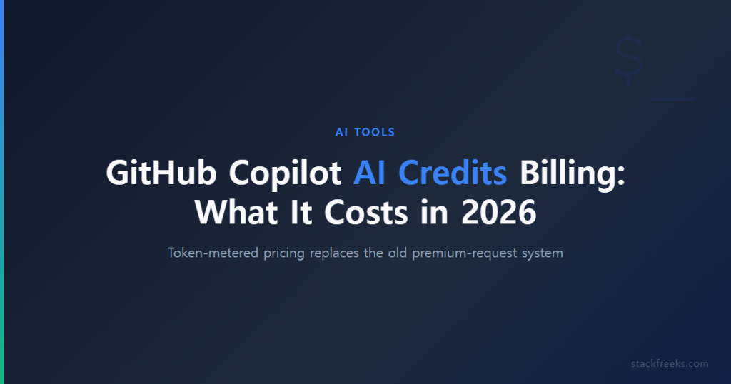 GitHub Copilot AI Credits Billing: What It Costs in 2026