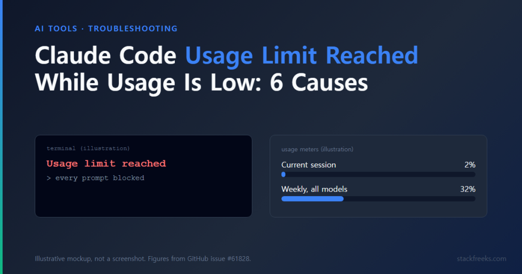 Claude Code Usage Limit Reached While Usage Is Low: 6 Causes